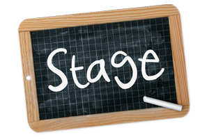 Modulistica Stage Estivi 2016 - Lavagnetta con gesso con scritta Stage